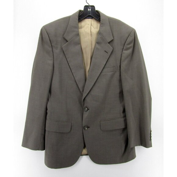 Burberry Blazer 40 Jacket Pure Wool Sport Coat 2 Button Preppy VINTAGE